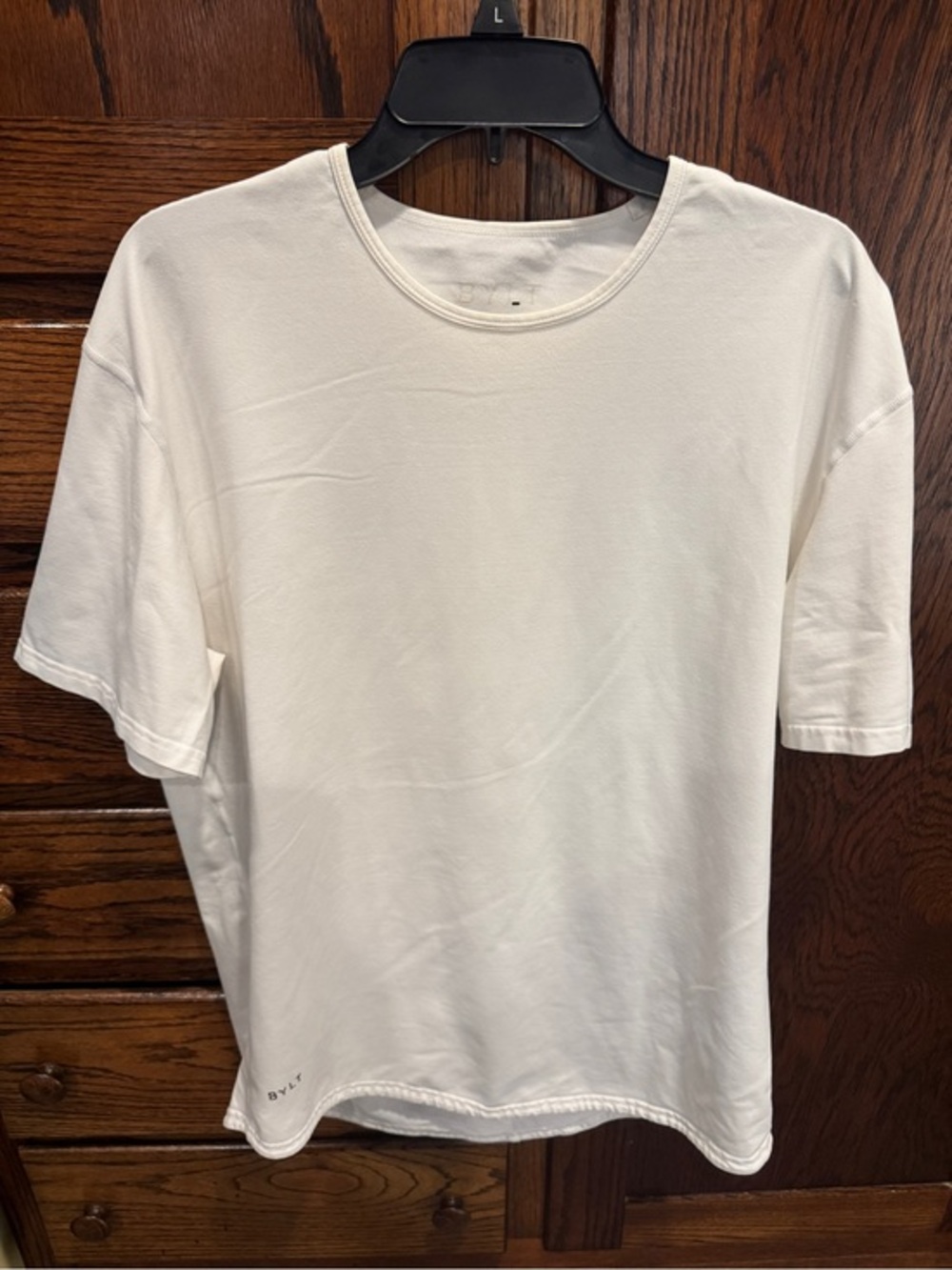 BYLT Basics White Short Sleeve Crewneck Tee
